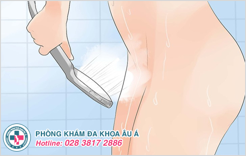 Hình ảnh minh họa rửa sạch âm đạo trước và sau quan hệ