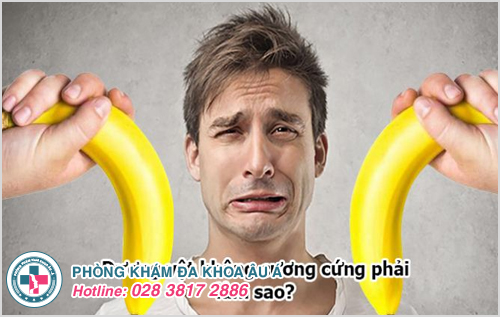 Dương vật không thể cương cứng được trong cuộc yêu dấu hiệu bất lực ở nam giới