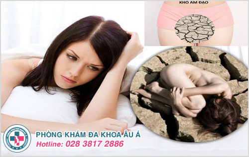 Chứng khô âm đạo gây ra đau nhức vùng kín ở các chị em