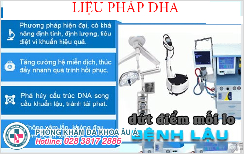 Điều trị bệnh lậu bằng phương pháp DHA