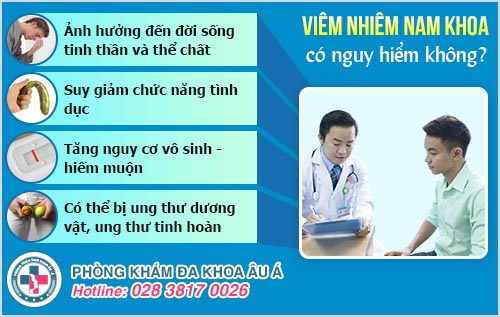 dấu hiệu viêm nhiễm nam khoa