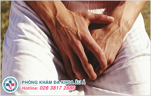 mọc mụn ở bìu cơ quan sinh dục nam