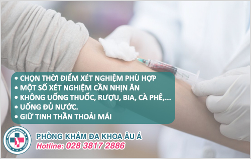 　　Những điều cần lưu ý khi xét nghiệm máu