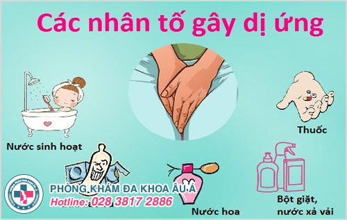 Dị ứng gây ngứa vùng kín ở nữ giới