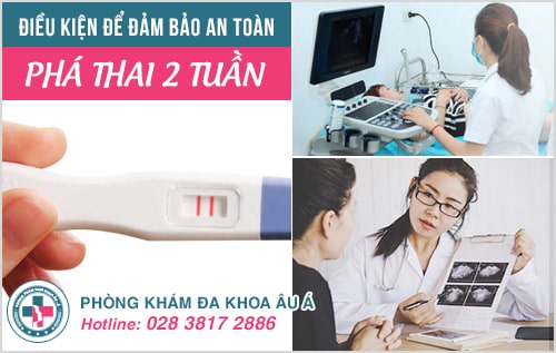 phá thai 2 tuần