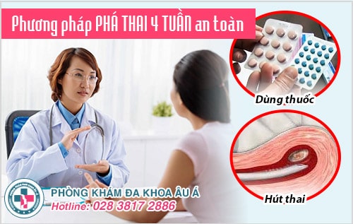 phá thai 4 tuần