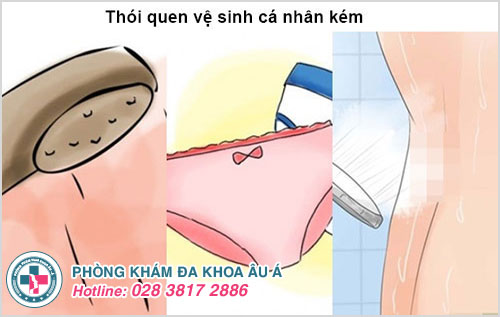 Vệ sinh không sạch sẽ hoặc không đúng cách sẽ dễ mắc bệnh viêm âm đạo