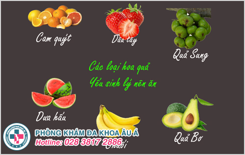 Yếu sinh lý nên ăn những trái cây giàu vitamin và khoáng chất Yếu sinh lý nên ăn gì và không nên ăn gì
